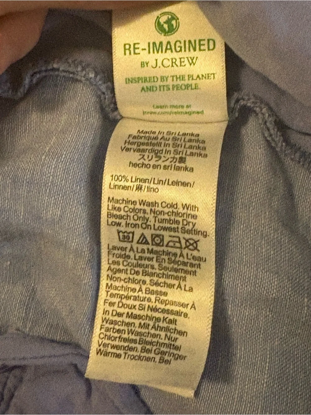 J. Crew 100% Linen 3